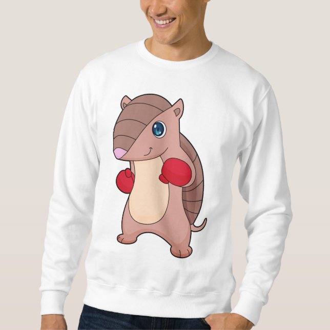 Sweatshirt Boxeur de boxe armadillo Gants de boxe (Devant)