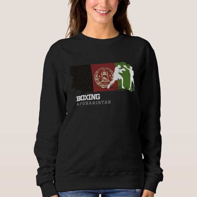 Sweatshirt Boxing Afghanistan Combat Sports Fighter Boxing (Devant)