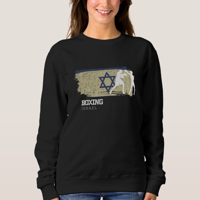 Sweatshirt Boxing Israel Combat Sports Fighter Boxing  1 (Devant)