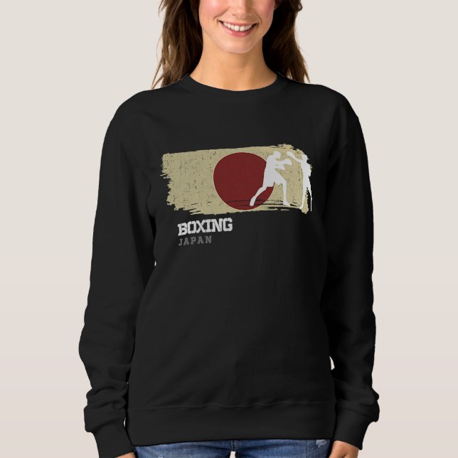 Sweatshirt Boxing Japan Combat Sports Fighter Boxing (Devant)