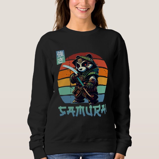 Sweatshirt Boys Love Samurai Panda Japan (Devant)