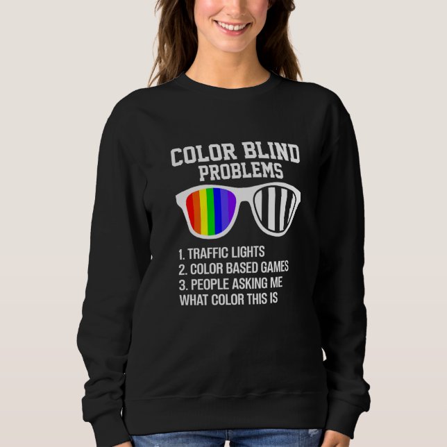 Sweatshirt Braille Approvisionnement Lauréats Cécité Couleur  (Devant)