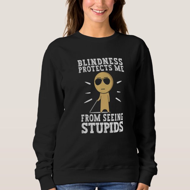 Sweatshirt Braille reader blindness awareness blind people Pr (Devant)