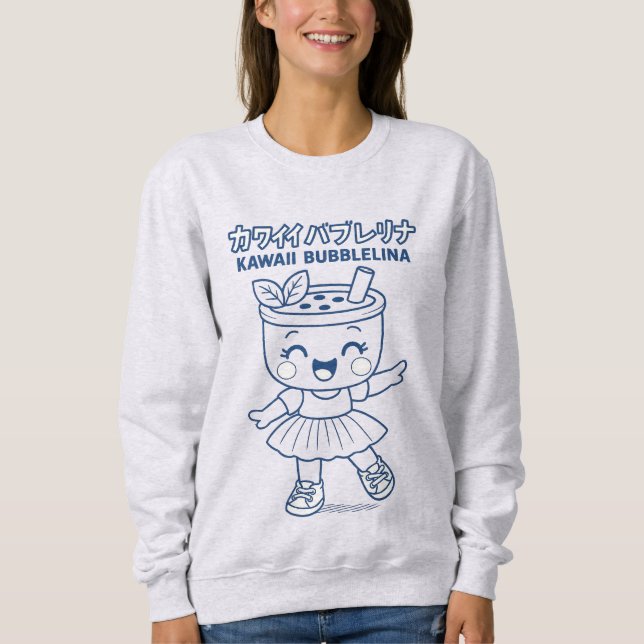 Sweatshirt Brainrot POP | Kawaii Bubblelina (Devant)