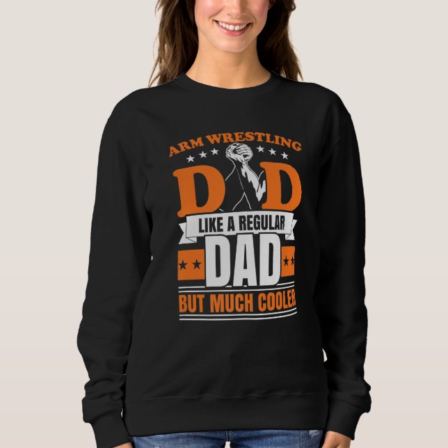 Sweatshirt Bras de fer Hommes Papa comme un papa normal mais  (Devant)