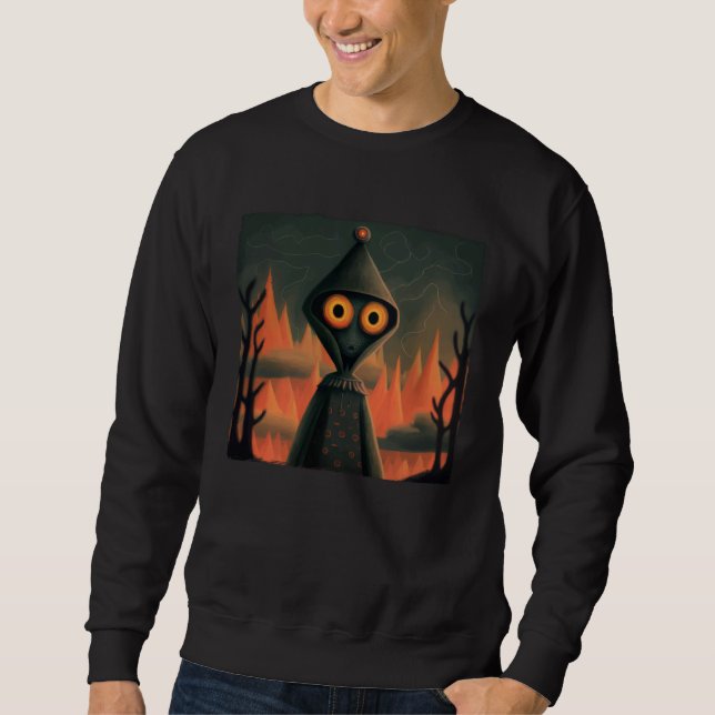 Sweatshirt Braxie 1952 Créature légendaire Alien Cryptide eff (Devant)