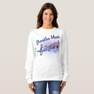 Sweatshirt Breathe Music / MoonDreams Music Logo