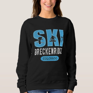 Sweatshirt Breckenridge Colorado Breck Colorado Randonnée Rét