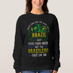 Sweatshirt Brésil Brésiliens fans Brésil Drapeau Brasileiros