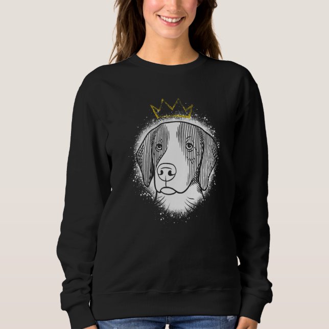 Sweatshirt Bretagne avec couronne (Devant)