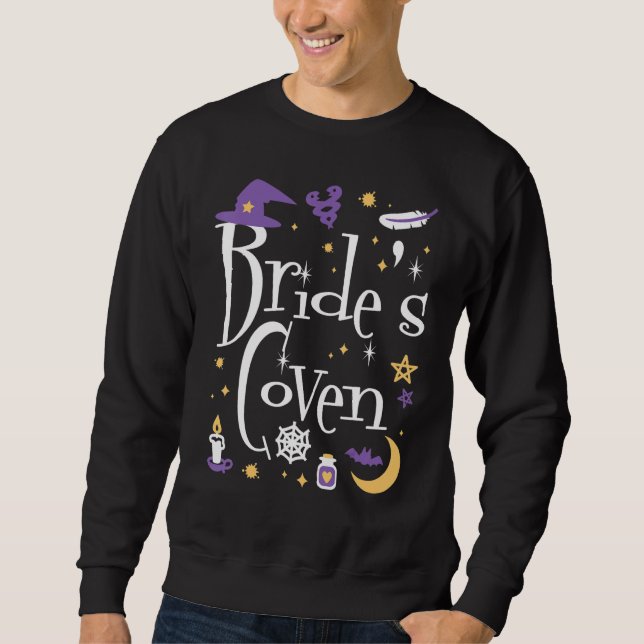 Sweatshirt Bride's Coven Wedding Day Bachelorette Party Bride (Devant)