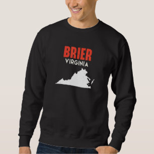 Sweatshirt Brier Washington États-Unis État Amérique Voyage W