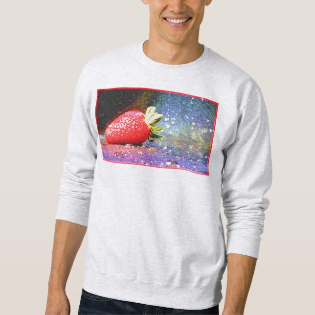 Sweatshirt "Bright Strawberry" jolie photo. Commandez dès mai (Devant)