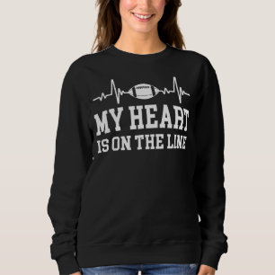 Sweatshirt Brise De Coeur Ekg Pulse Mon Coeur Est En Ligne Fo