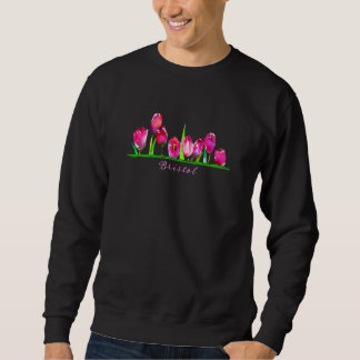 Sweatshirt Bristol Uk Aquarelle Tulip Femmes Gardeners filles