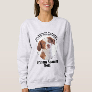 Sweatshirt Brittany Spaniel Maman