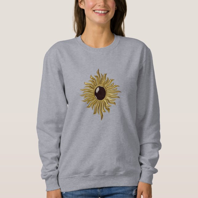 Sweatshirt Broche cool Gold (Devant)