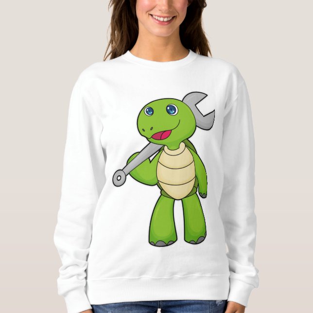 Sweatshirt Broche mécanique de tortue (Devant)