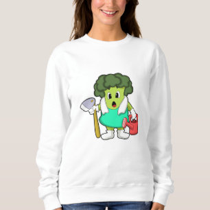 Sweatshirt Brocoli comme fermier avec arrosage