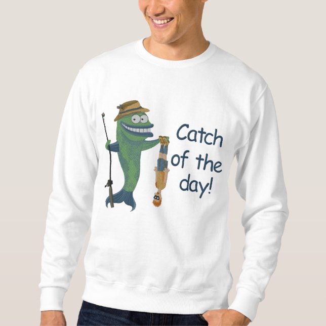 Sweatshirt Brodé Catch of the Day (Devant)