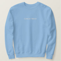 Minimalist Cancer Mood Embroidered