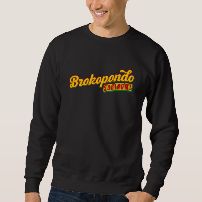 Sweatshirt Brokopondo Suriname (Devant)