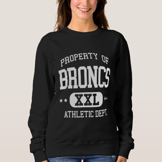 Sweatshirt Broncs Retro Athletic Property Dept (Devant)