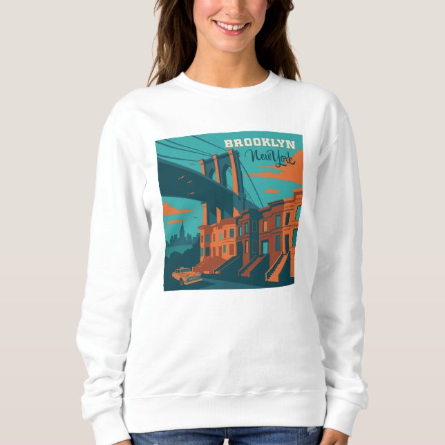 Sweatshirt Brooklyn New York (Devant)