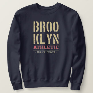 Sweatshirt Brooklyn New York Athletic Urban Varsity Letters