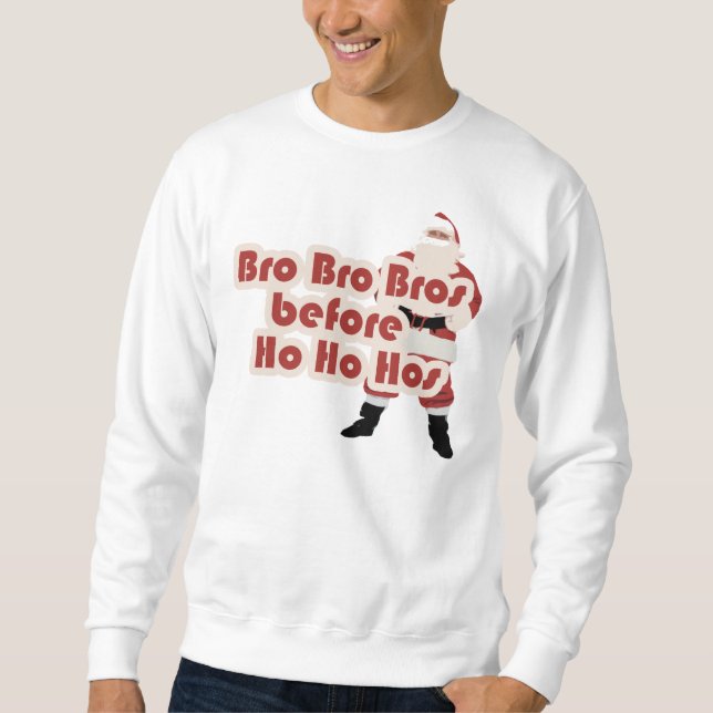 Sweatshirt Bros avant Ho Ho Hotels pour Santa Clause (Devant)