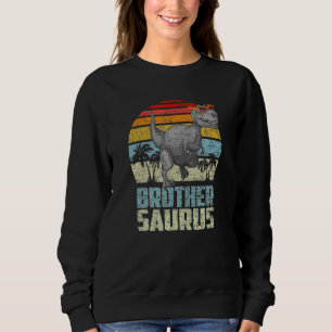 Sweatshirt Brothersaurus Rex Dinosaur Frère Saurus Famille M