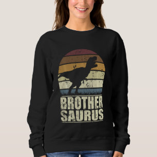 Sweatshirt Brothersaurus Rex Famille Dinosaure T Rex Dino Bro
