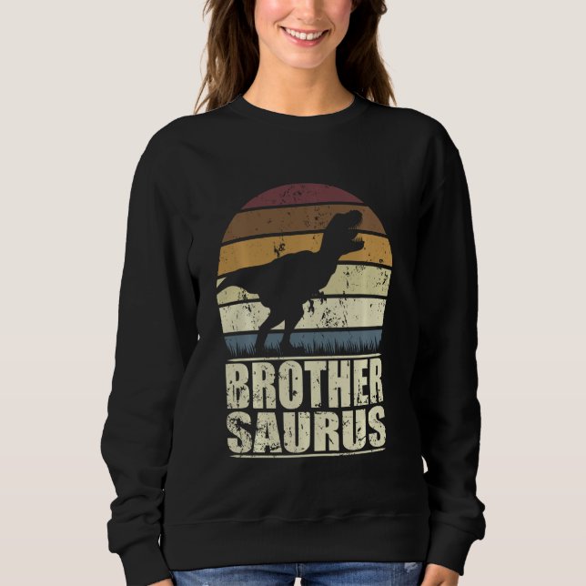 Sweatshirt Brothersaurus Rex Famille Dinosaure T Rex Dino Bro (Devant)