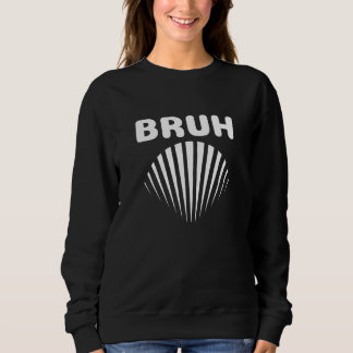 Sweatshirt Bruh meme dit frère saluer Ados garçons Hommes
