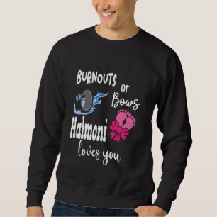 Sweatshirt Brûlure ou Bows Halmoni vous aime Corée Gr coréen