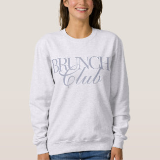 Sweatshirt Brunch Club Sweat-shirt femme champagne décontract
