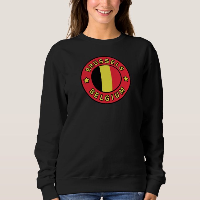 Sweatshirt Bruxelles Belgique (Devant)