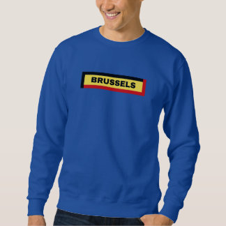 Sweatshirt Bruxelles en Belgique Drapeau couleurs