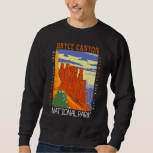 Sweatshirt Bryce Canyon National Park Utah en état de détress