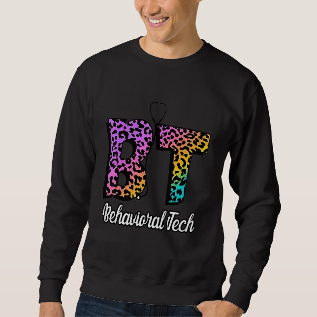 Sweatshirt Bt Behavioral Tech Infirmière de la Semaine des in (Devant)