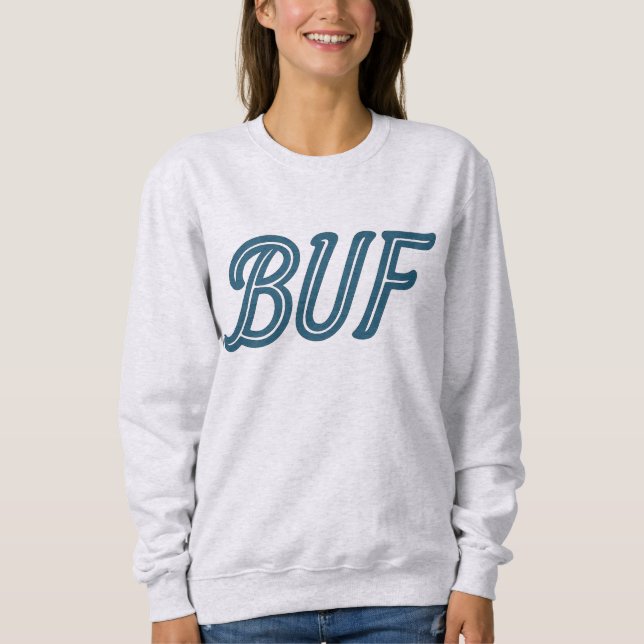 Sweatshirt BUB Buffalo Airport Code - Buffalo NY Aviation (Devant)