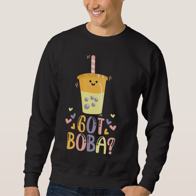 Sweatshirt Bubble a reçu Boba Tea (Devant)