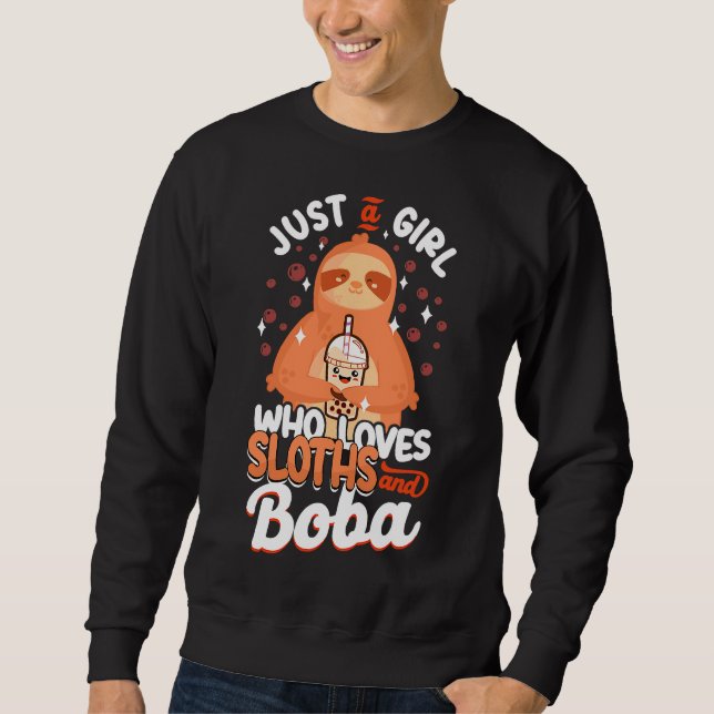 Sweatshirt Bubble Juste Une Fille Qui Aime Les Fentes (Devant)