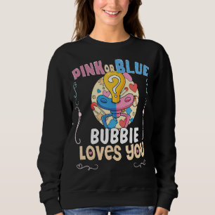 Sweatshirt Bubby rose ou bleu vous aime grand-mère juive 1