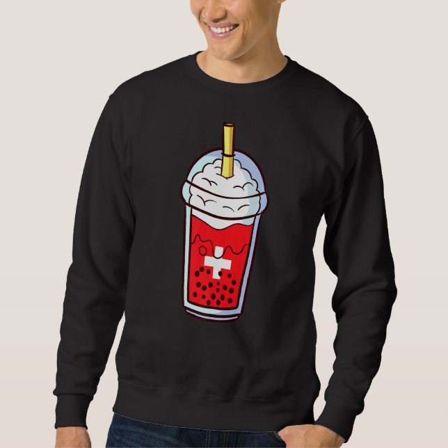 Sweatshirt Buble Thé Suisse Suisse Suisse Suisse (Devant)