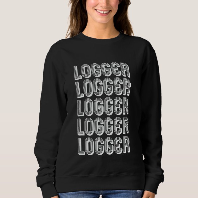 Sweatshirt Bûcheron professionnel (Devant)