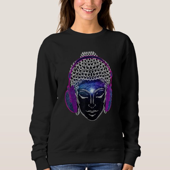 Sweatshirt Buddha Hand Zen Buddha Yoga Mindfulness Yogi Piece (Devant)