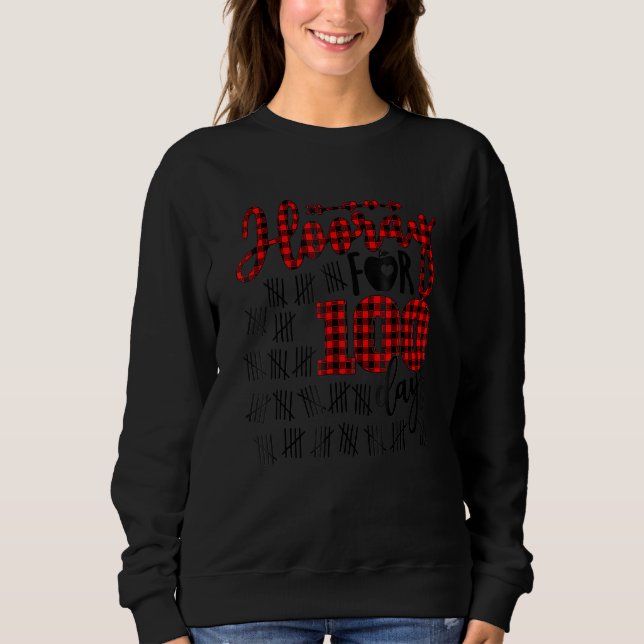 Sweatshirt Buffalo A Joyeux 100E Jour De L'Heure De L'École P (Devant)