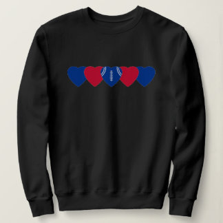 Sweatshirt Buffalo Bills Heart Football Dark