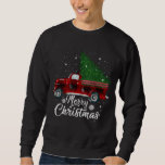Sweatshirt Buffalo Plaid Christmas Tree Camion Rouge Vintage<br><div class="desc">Buffalo Plaid Christmas Tree Camion Rouge Costume Vintage</div>